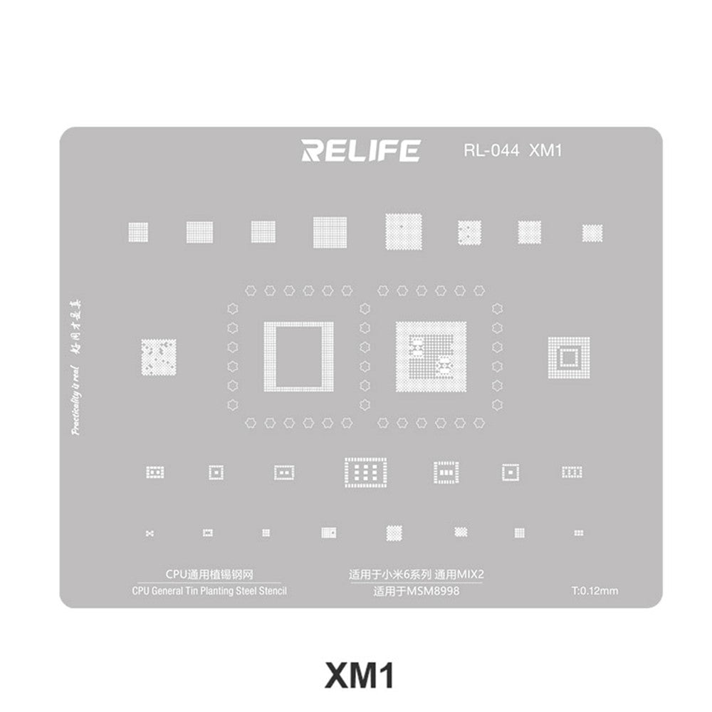 BGA Reballing Stencil RL-044 V2.0 for Xiaomi Series CPU
