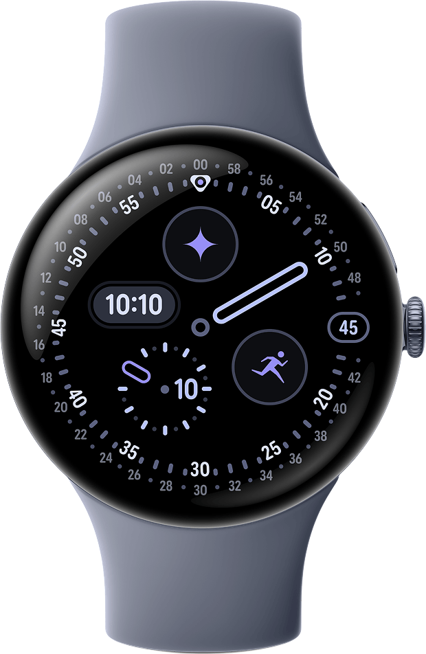 Google Pixel Watch 4 Smartwatch, 45mm, Gray GA10850-EU