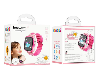 HOCO Y100 Kids Call Smartwatch, Pink