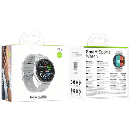 HOCO Y31 Call Smartwatch, Silver