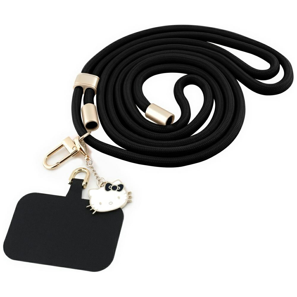 Hello Kitty Crossbody Phone Lanyard, Black