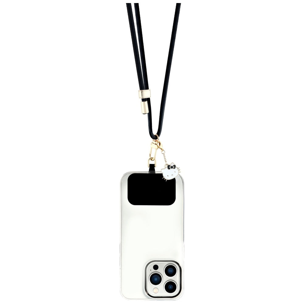 Hello Kitty Crossbody Phone Lanyard, Black