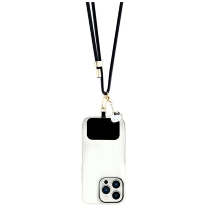 Hello Kitty Crossbody Phone Lanyard, Black