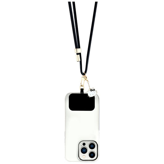 Hello Kitty Crossbody Phone Lanyard, Black