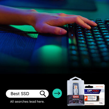 Solid State Drive (SSD) Dato DP800, NVME M.2 2280, PCIe, 512GB, Black DP800SSD-512GB