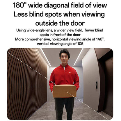 Yesido KM27 Doorbell, Wi-Fi, 2K, White