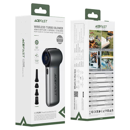 Acefast Air Blower YF3, Gray