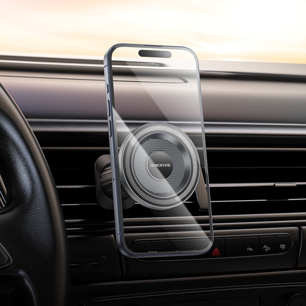 Magnetic Car Holder Borofone BH122 Profit, 4.5inch - 7inch, Black