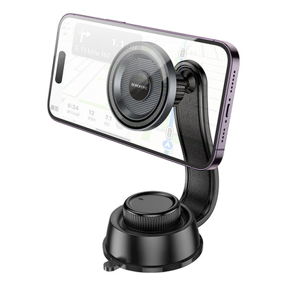 Magnetic Car Holder Borofone BH123 Profit, 4.5inch - 7inch, Black