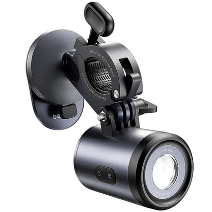 Baseus PrimeTrip Bicycle Mount with Flashlight, Universal, Black C12569000121-00