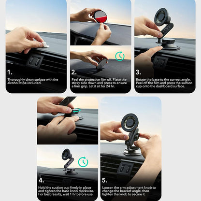 ESR OmniLock Dash Magnetic Car Holder, Universal, Black