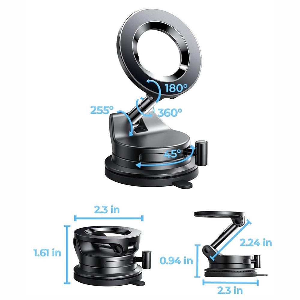 Lisen A608 Magnetic Car Holder, Universal, Black