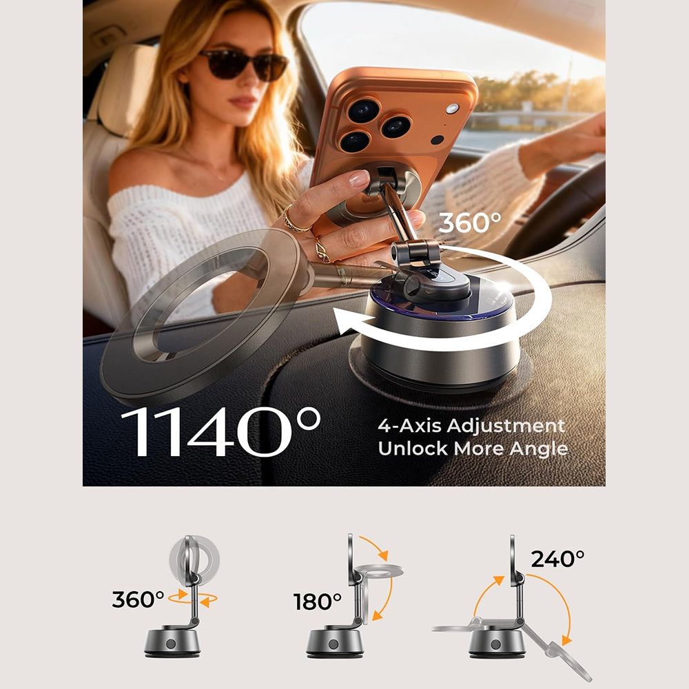 Lisen A690 Magnetic Car Holder, Universal, Grey