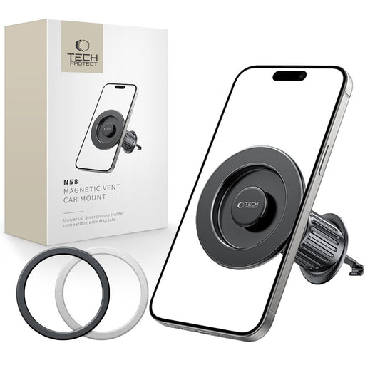 Magnetic Car Holder Tech-Protect N58 Vent, Universal, Black
