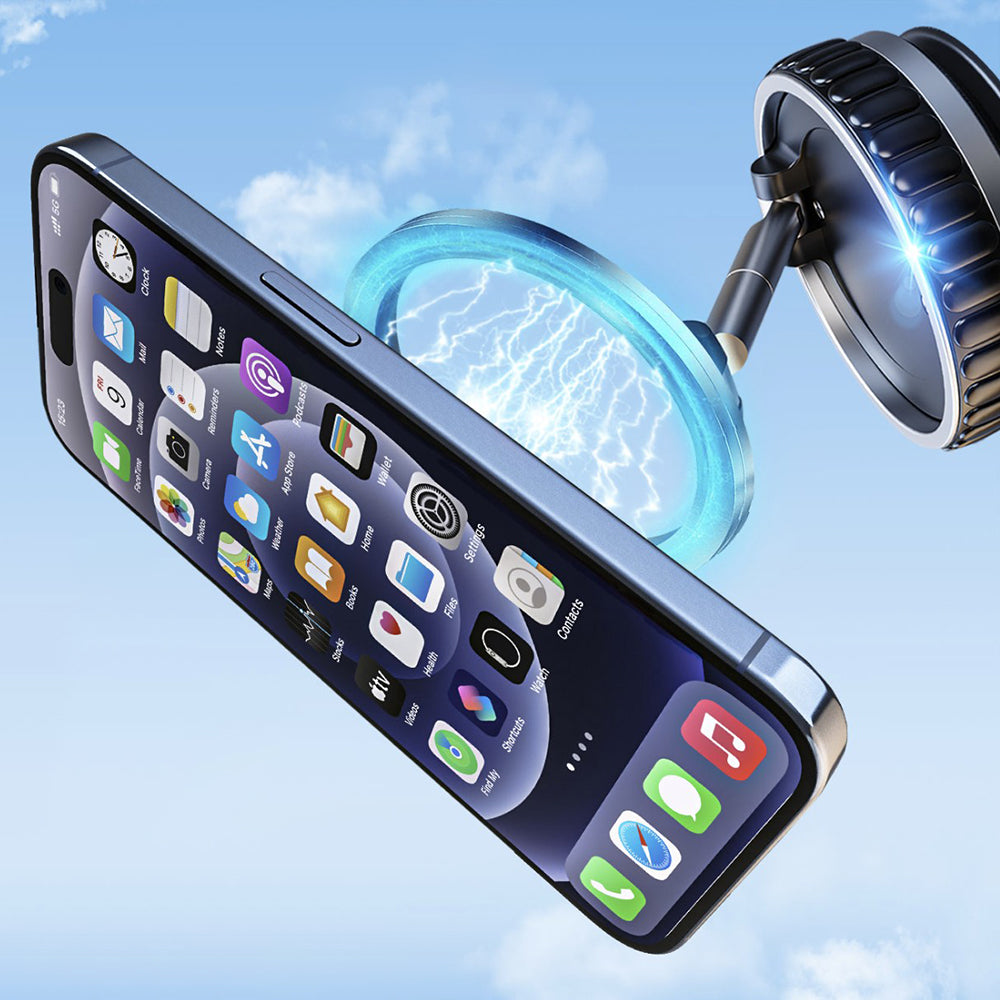 Techsuit S15 Universal Magnetic Car Holder, Black