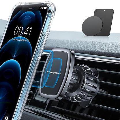 Techsuit S2 Magnetic Car Holder, Universal, Black