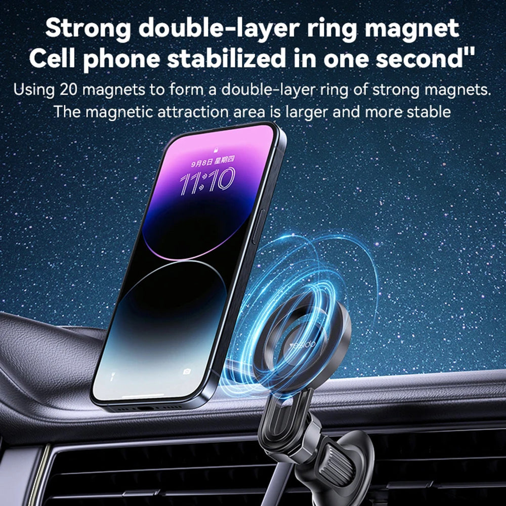Yesido C209 Magnetic Car Holder, Universal, Black