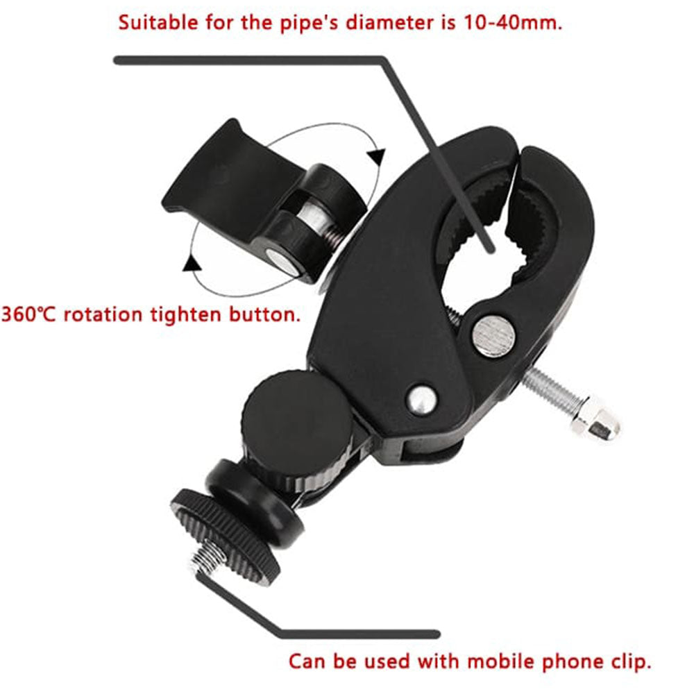 Techsuit CAL07 Sports Camera Bike Mount for GoPro, Black