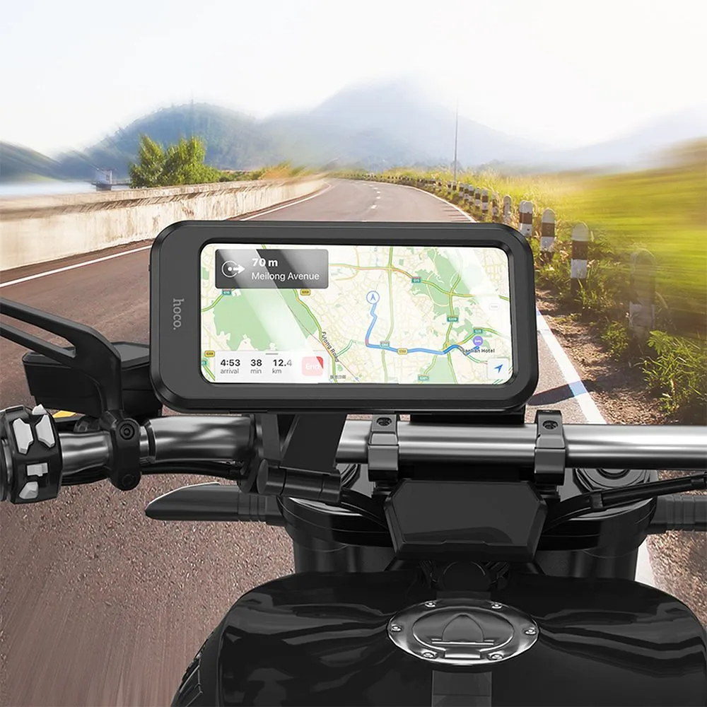 HOCO CA101 Bicycle Motorcycle Mount, 4.5inch - 7inch, Black