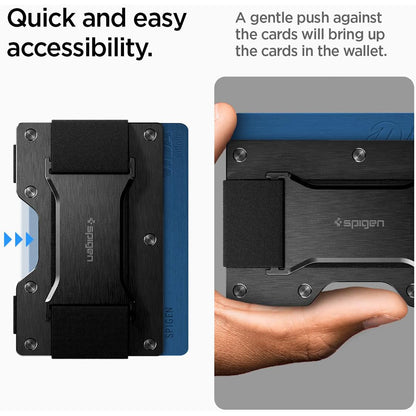 Spigen S RFID Protection Holder for Payment Cards, Black AMP02898