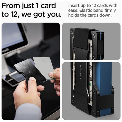 Spigen S RFID Protection Holder for Payment Cards, Black AMP02898