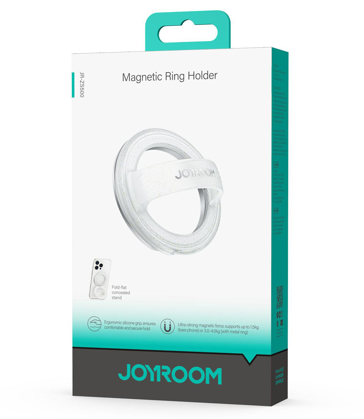 Joyroom JR-ZS500 Ring Holder, Universal, White