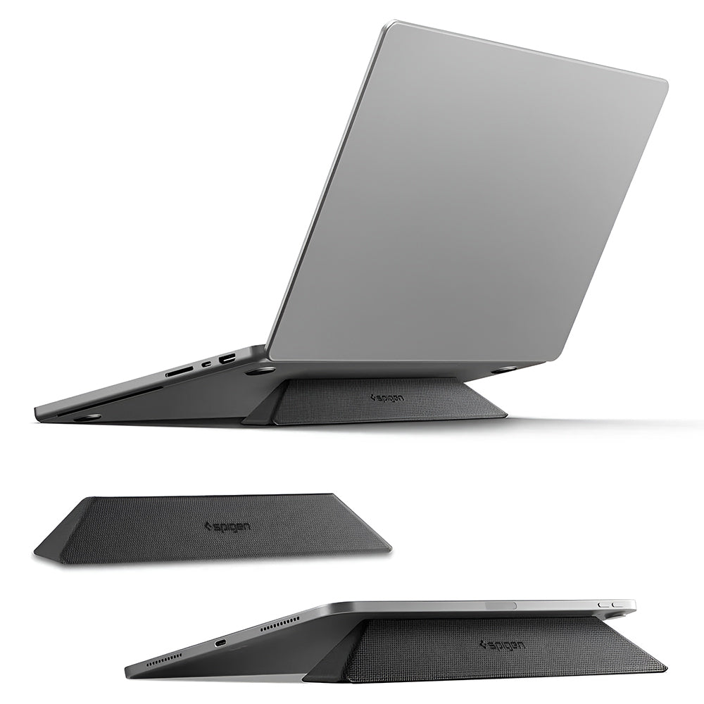 Spigen Slim Fold LD201-S6 Stand for Laptop max. 14inch, Black AMP11115