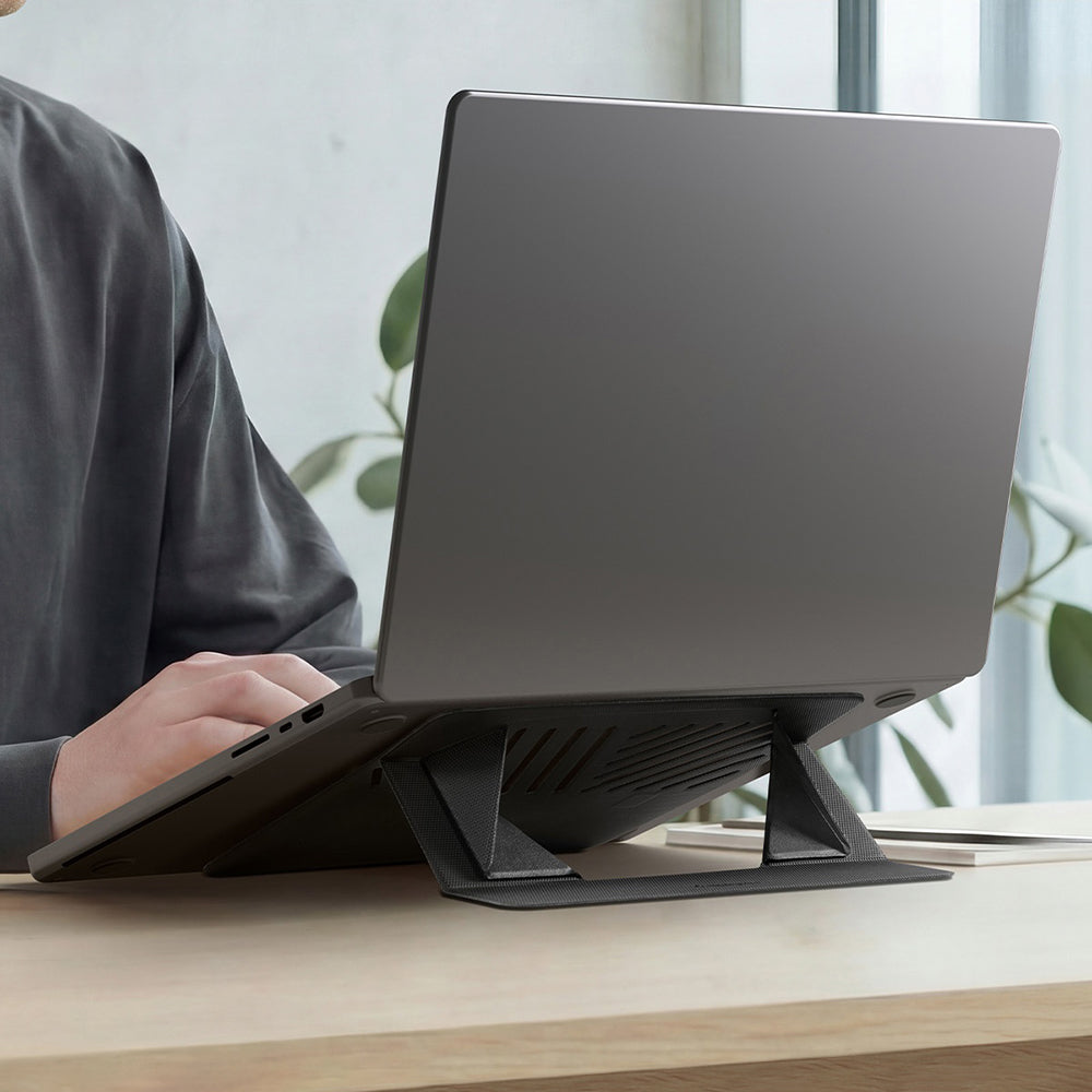 Spigen Slim Fold LD201-S6 Stand for Laptop max. 14inch, Black AMP11115