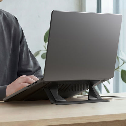 Spigen Slim Fold LD201-S6 Stand for Laptop max. 14inch, Black AMP11115