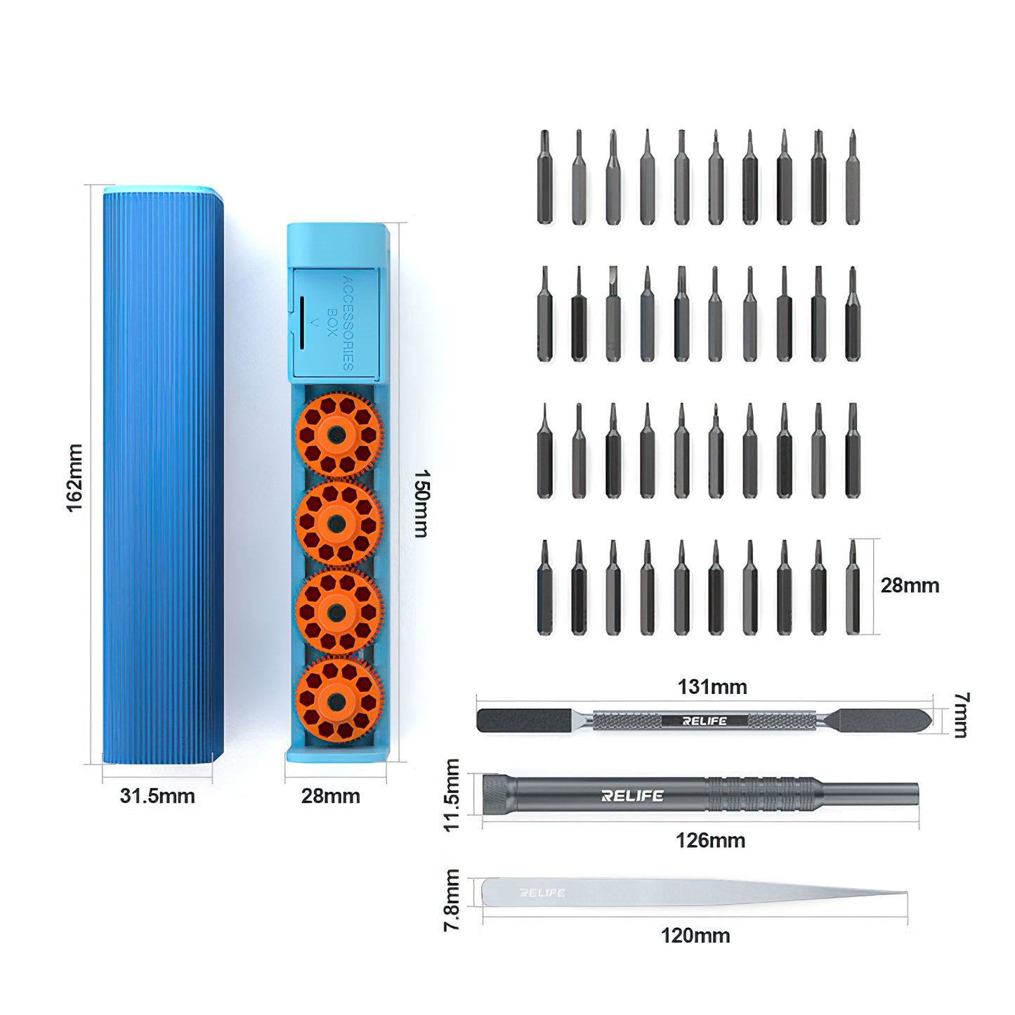 Relife RL-5122 Screwdriver, 43in1