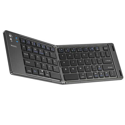 Yesido KB27 Foldable Bluetooth Keyboard, Black