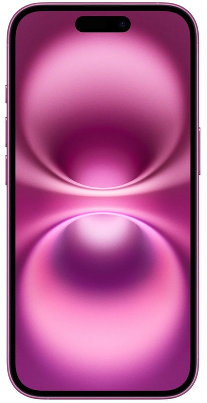 Apple iPhone 16 Mobile Phone, 128GB, Pink India Spec MYEA3HN/A
