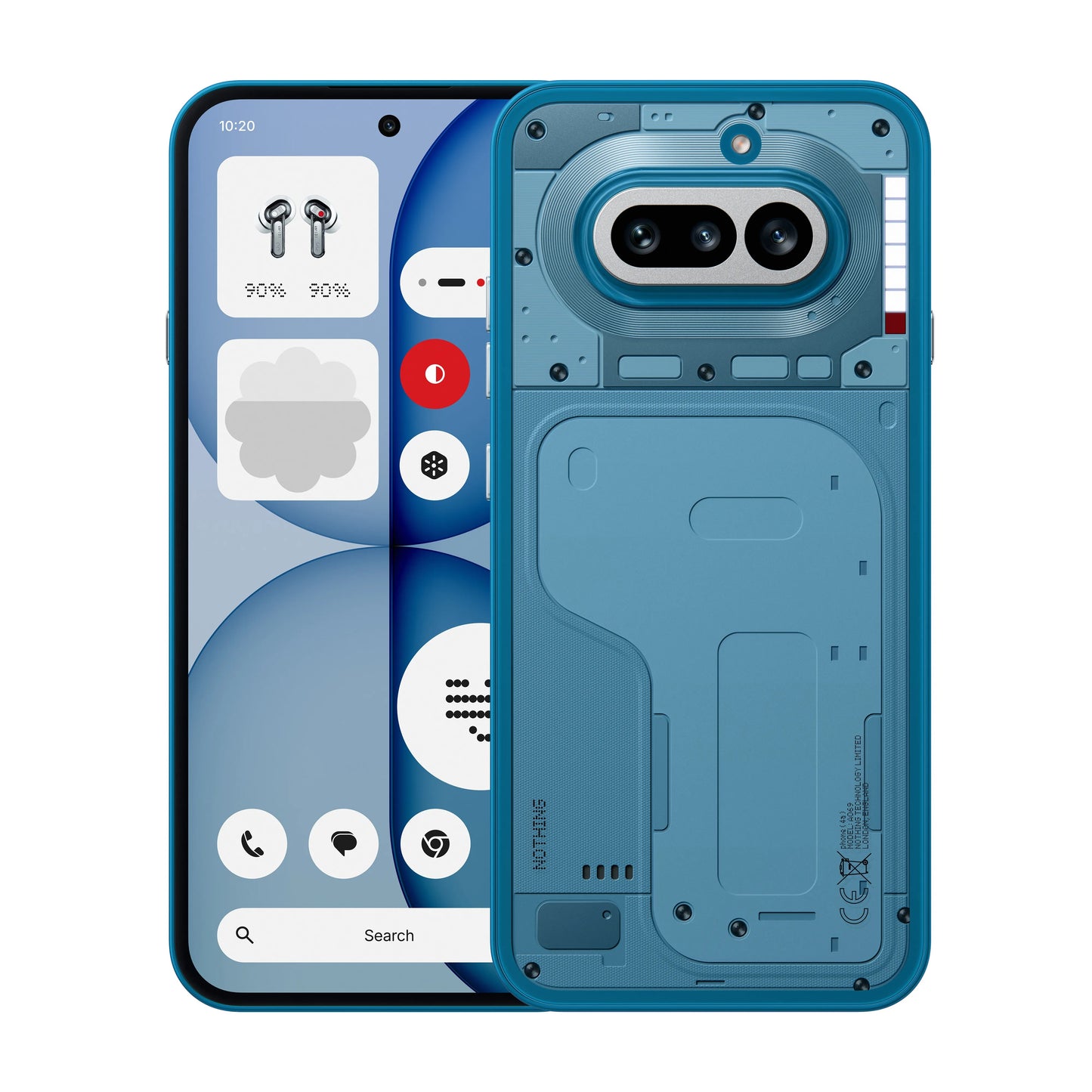 Nothing Phone (4a) Mobile Phone, 256GB, 12GB, Blue A10400281