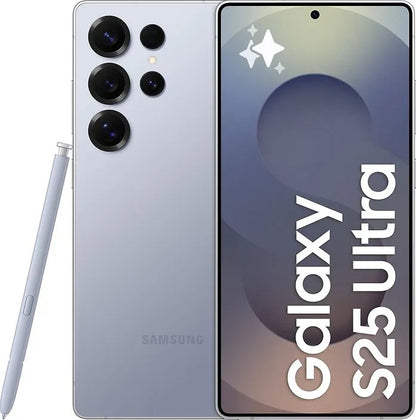 Samsung Galaxy S25 Ultra Mobile Phone, 256GB, 12GB, Titanium Silverblue SM-S938BZBDEUB