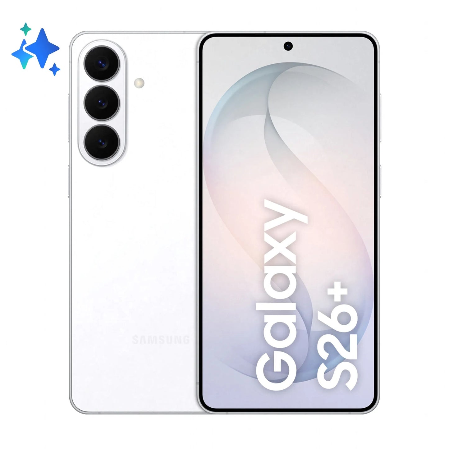 Samsung Galaxy S26+ Mobile Phone, 512GB, 12GB, White SM-S947BZWGEUB