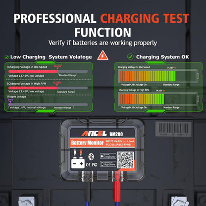 Bluetooth Tester for Car Battery Monitoring Ancel BM200