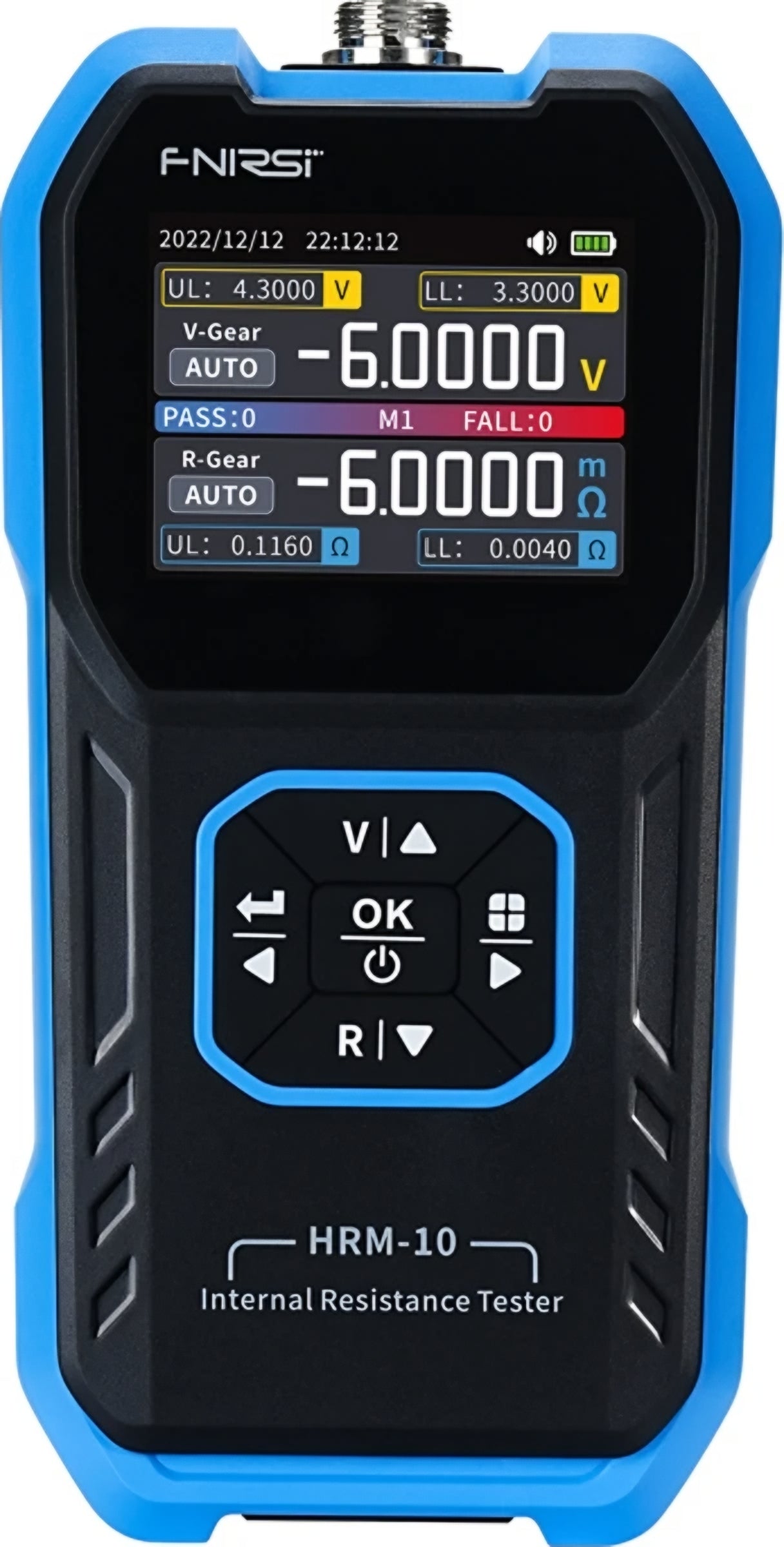 Fnirsi HRM-10 Service Tester for measuring internal resistance and battery/accumulator voltage
