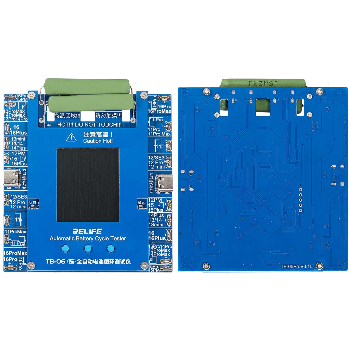 Relife TB-06 Pro Service Tester for Checking Battery Cycle Count Apple iPhone 11 - 16 Series