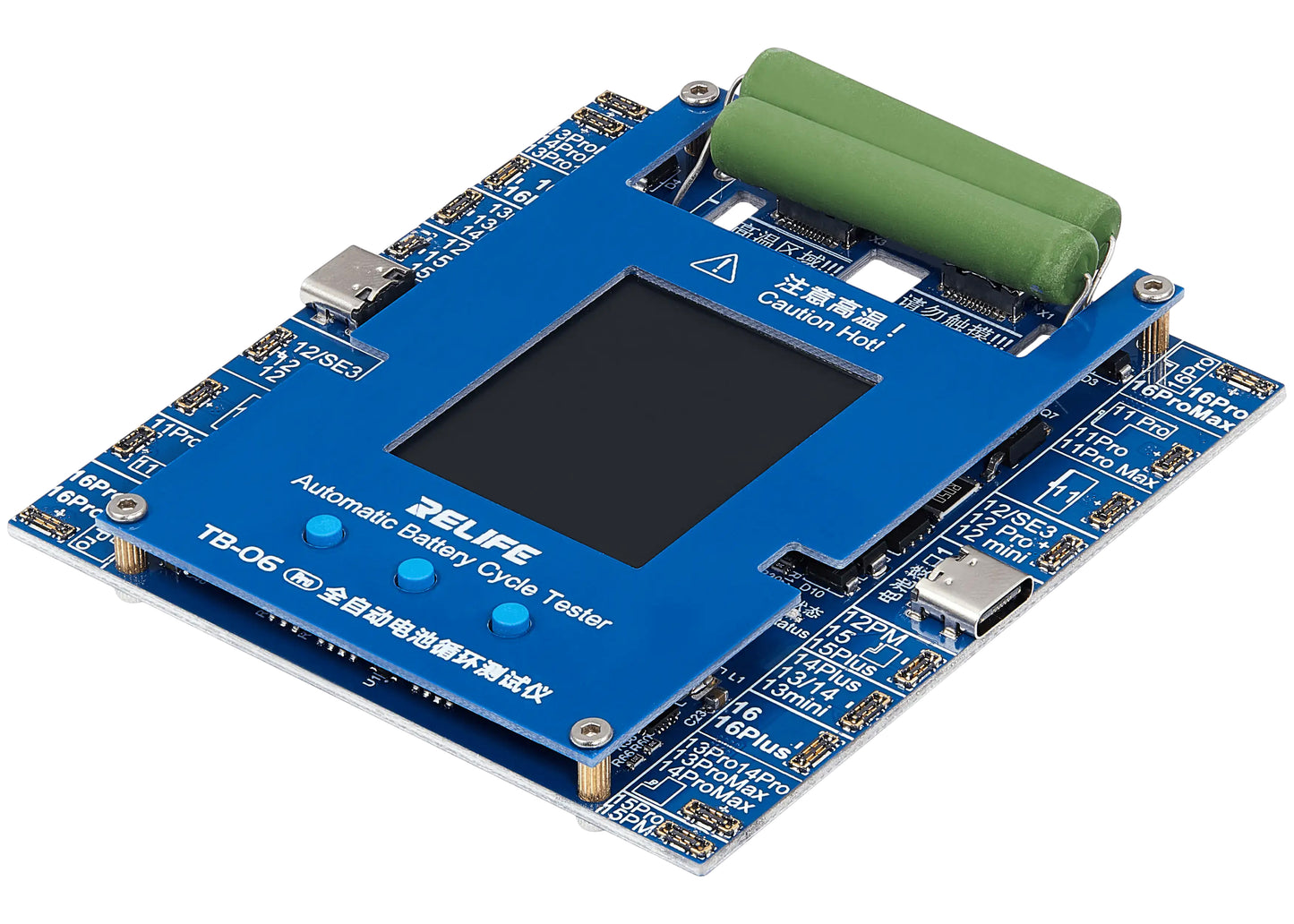 Relife TB-06 Pro Service Tester for Checking Battery Cycle Count Apple iPhone 11 - 16 Series