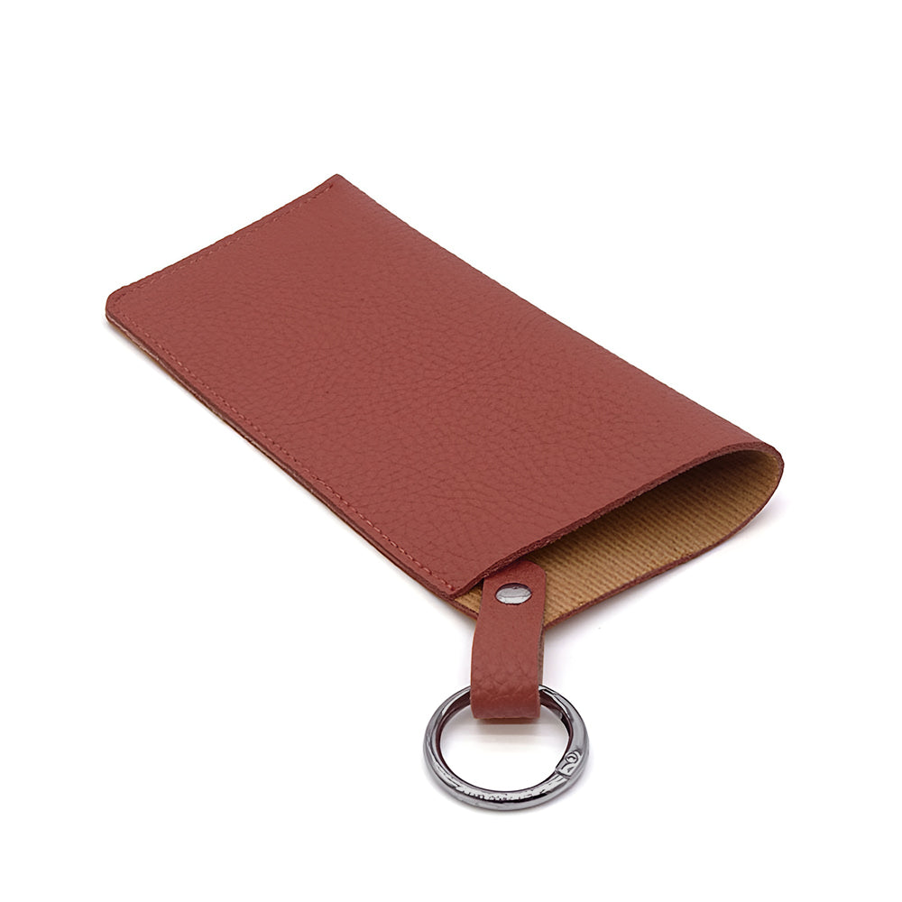 Techsuit Glasses Case ETN6, 175mm x 85mm, Reddish Brown