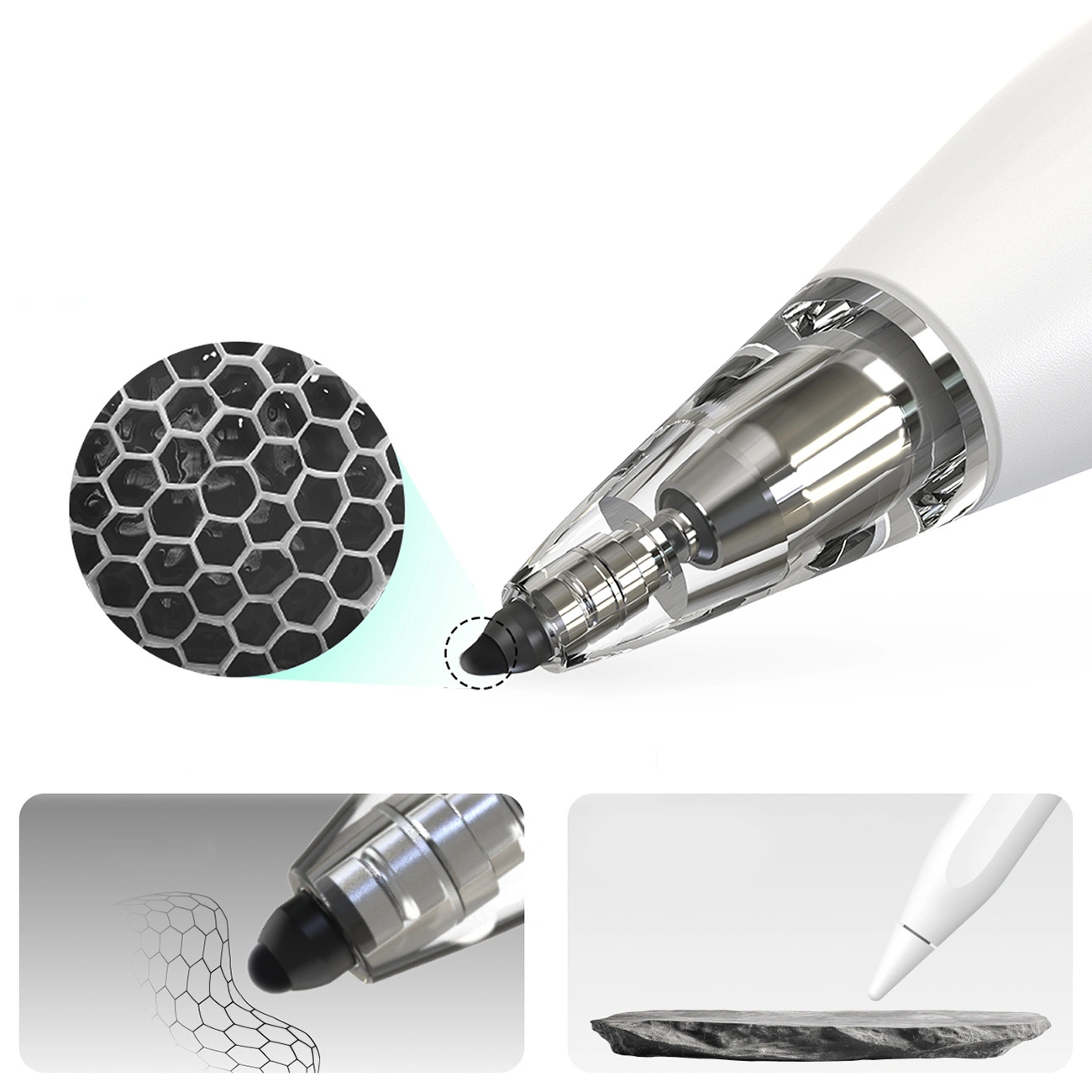 Touch Pen Metapen Air8 Pro for Apple iPad, Active Version, White ME-APP172